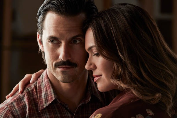 Pictured above are the iconic television couple, Jack and Rebecca from "This is Us."