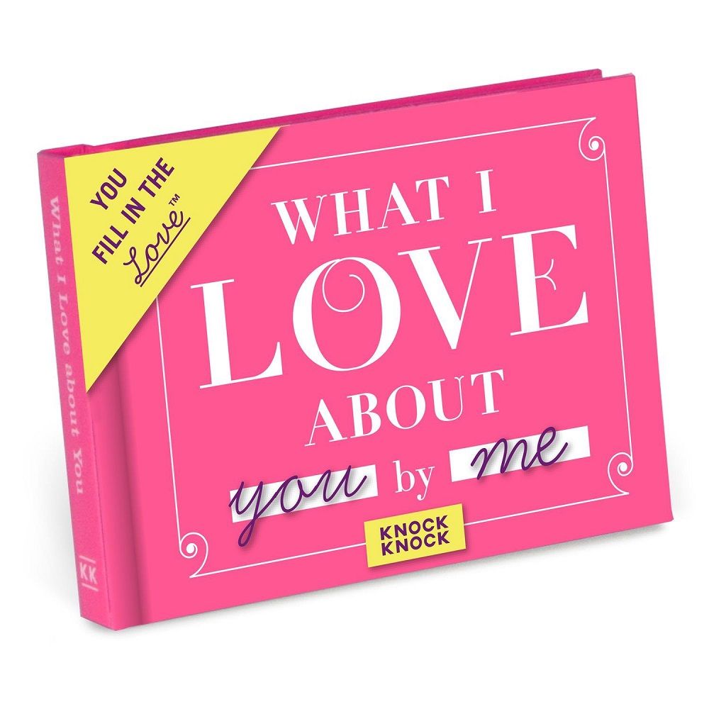 What I Love About You Fill in the Love Book, $10.00 on Knockknockstuff.com